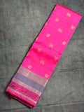Rani pink Kanchipuram silk saree